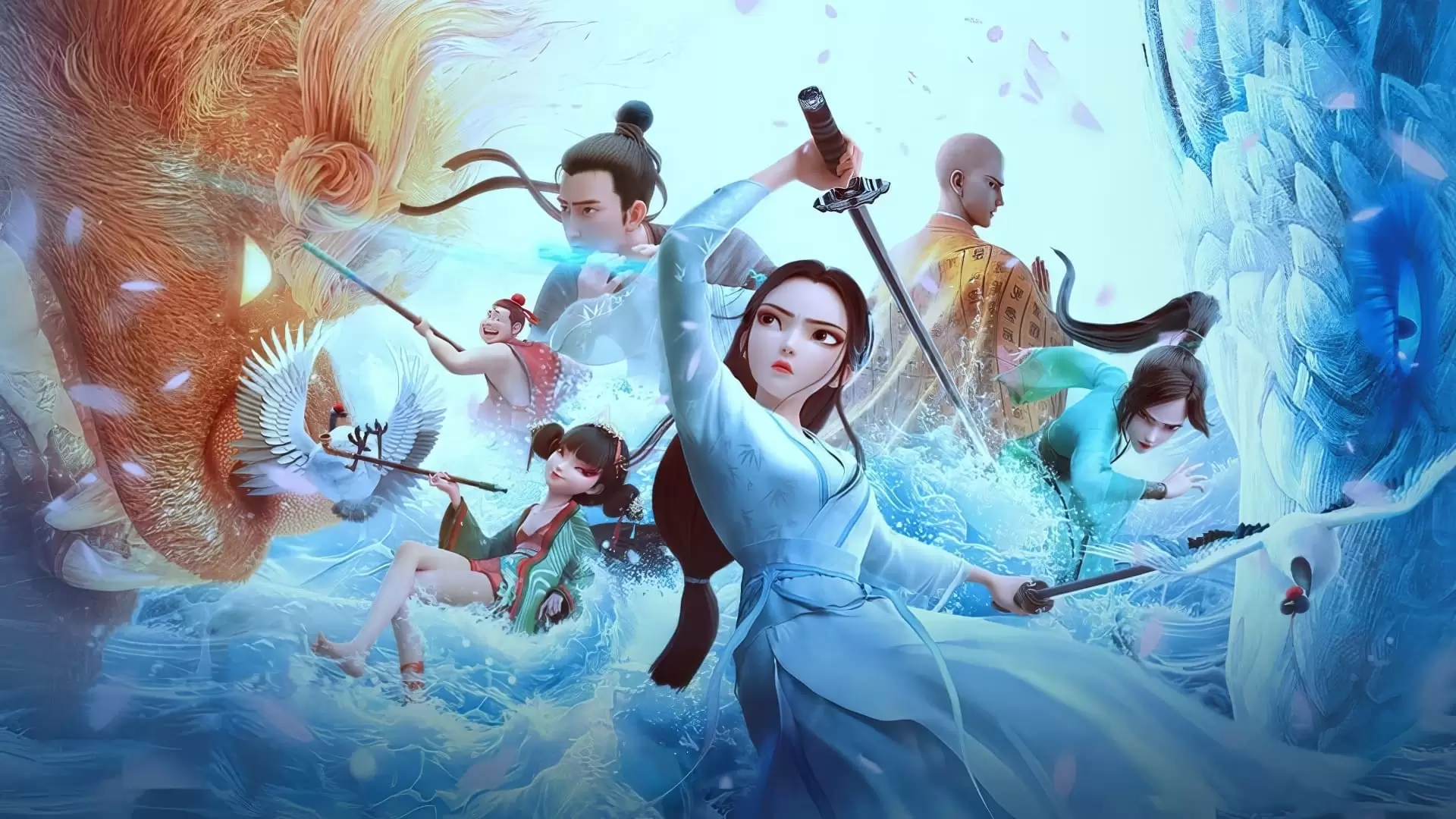 White Snake Afloat